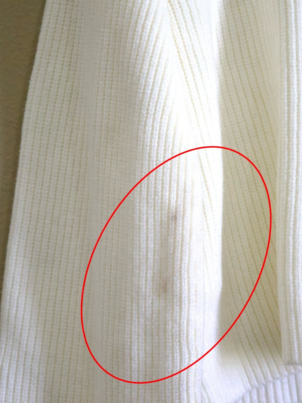 NWT Lily Star Ivory Mock Neck Button Sleeve Ribbed Sweater M - Picture 3 of 3